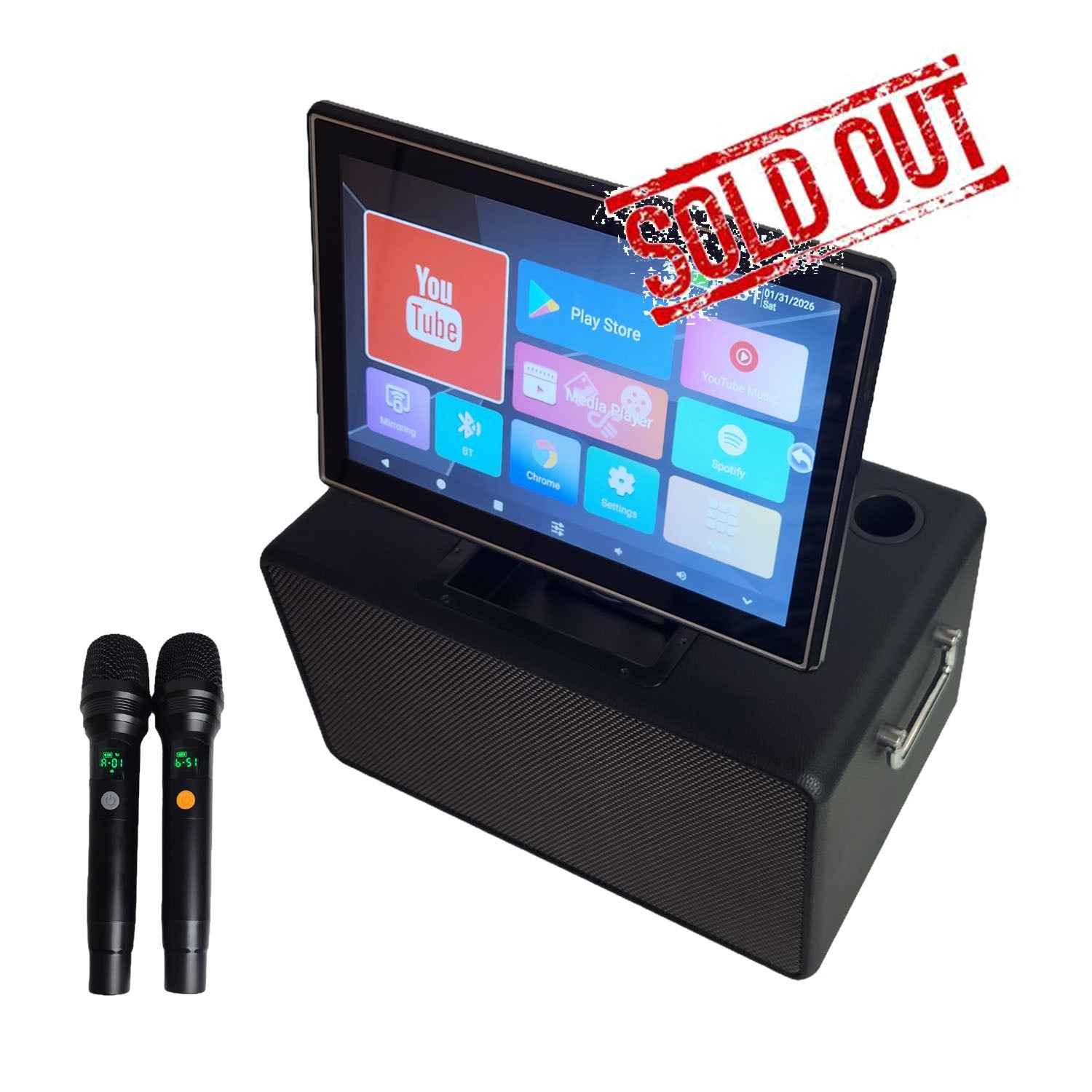 All-In-One 14.1" Touch Screen Portable Karaoke System