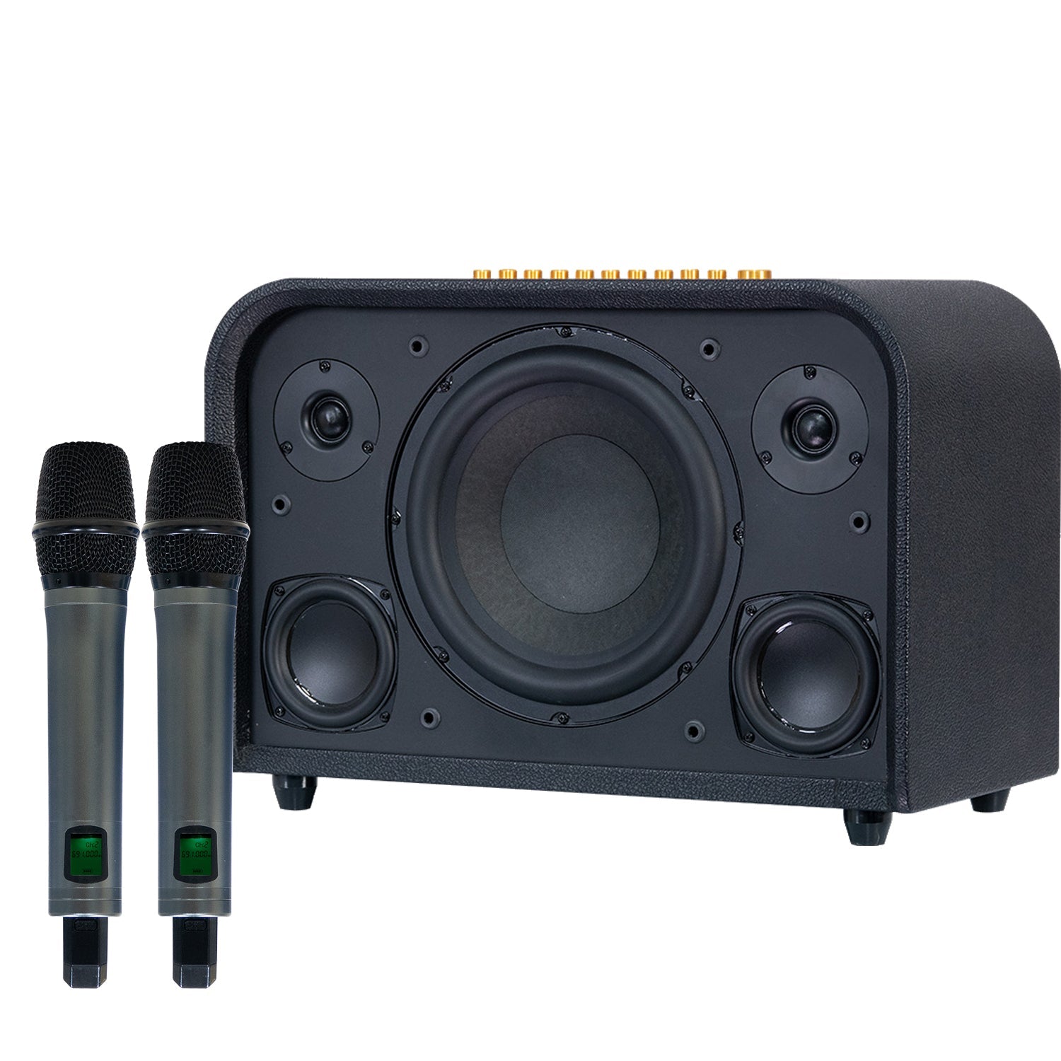 KBEATBOX ACOUSTIC 3 220W RMS [900W PMPO] Karaoke Powered Speaker System - Karaoke Home Entertainment