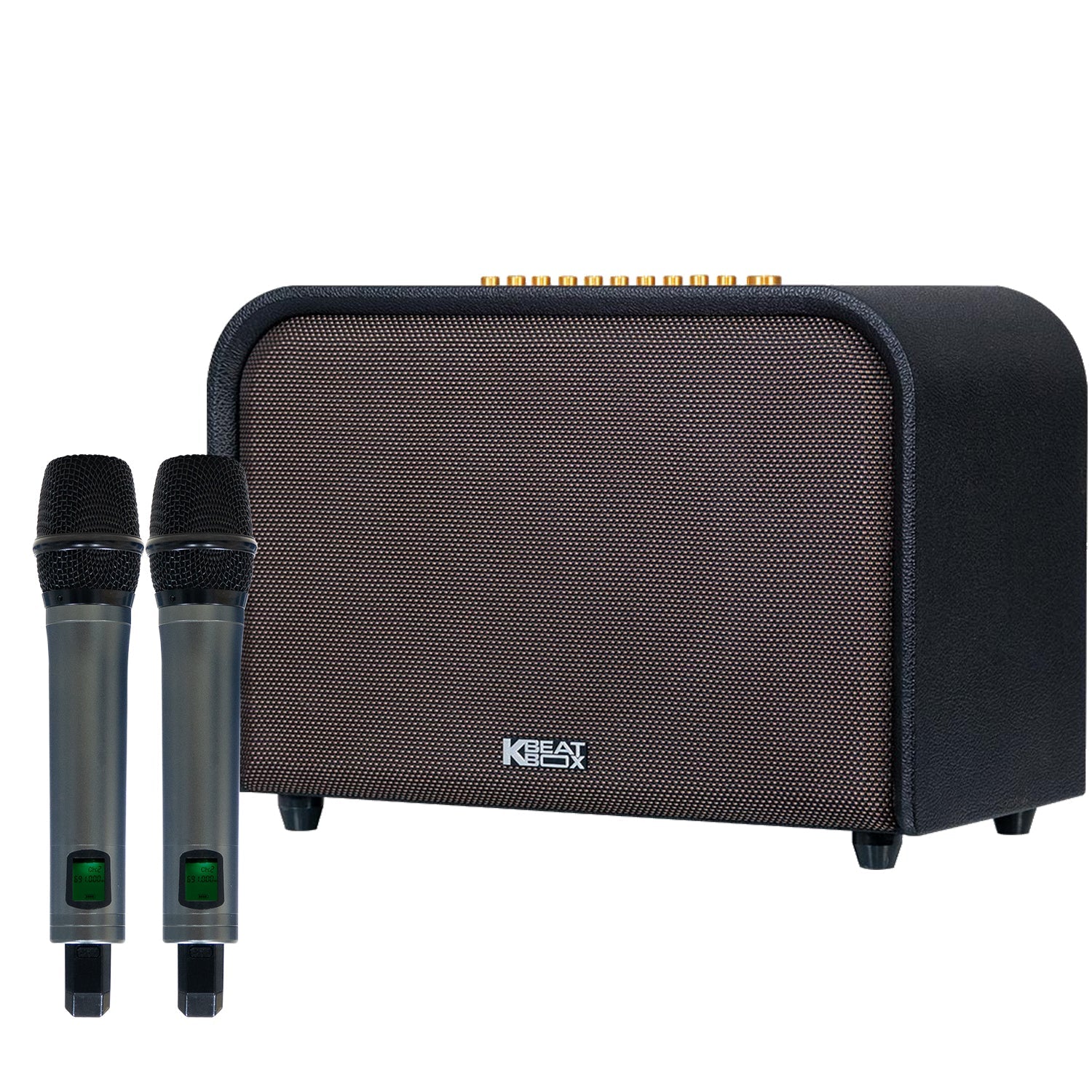 KBEATBOX ACOUSTIC 3 220W RMS [900W PMPO] Karaoke Powered Speaker System - Karaoke Home Entertainment