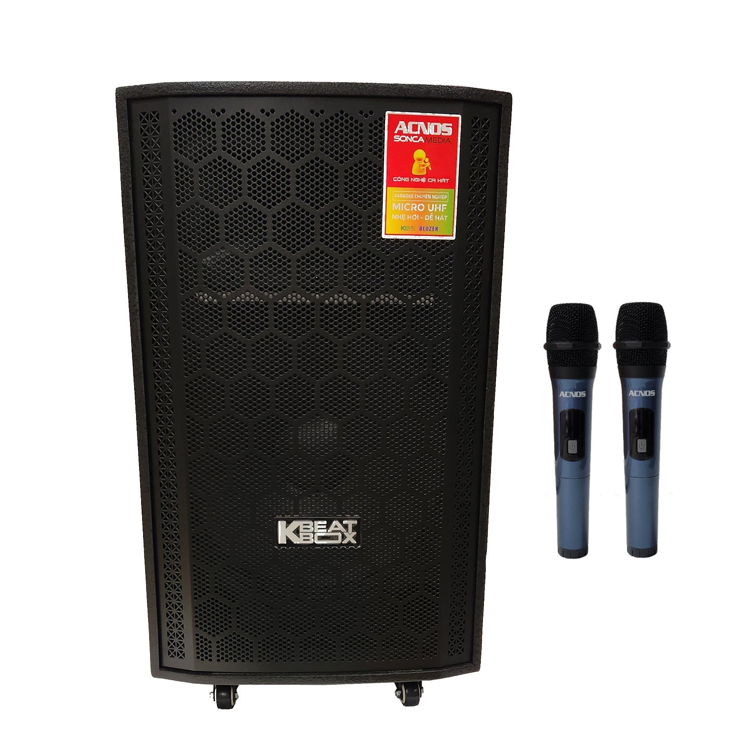 KBeatBox CB - 4051 - MAX (Black) 70W RMS [450W PMPO] Karaoke Powered Speaker System - Karaoke Home Entertainment