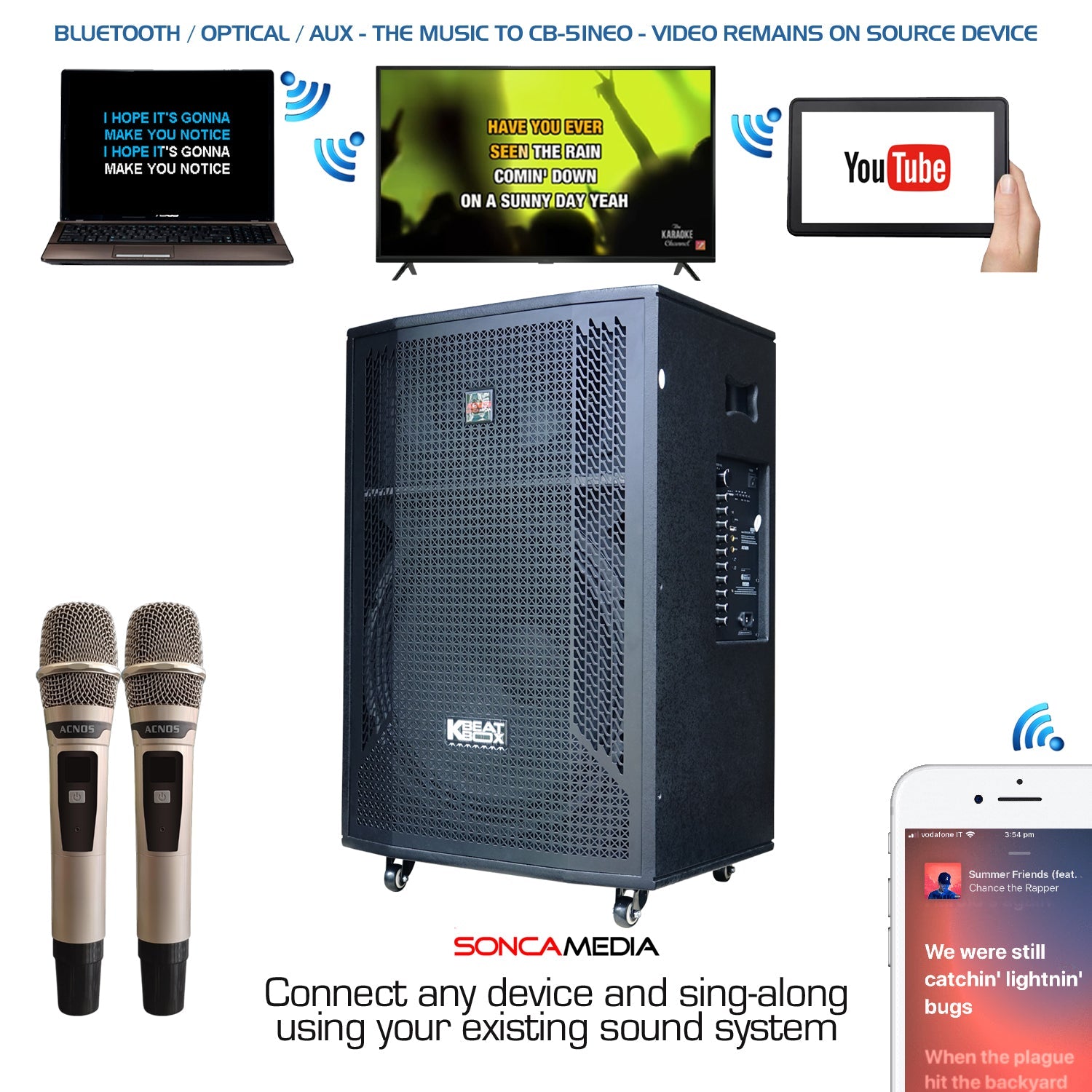 KBEATBOX Touch Screen Karaoke System | Ultimate 18