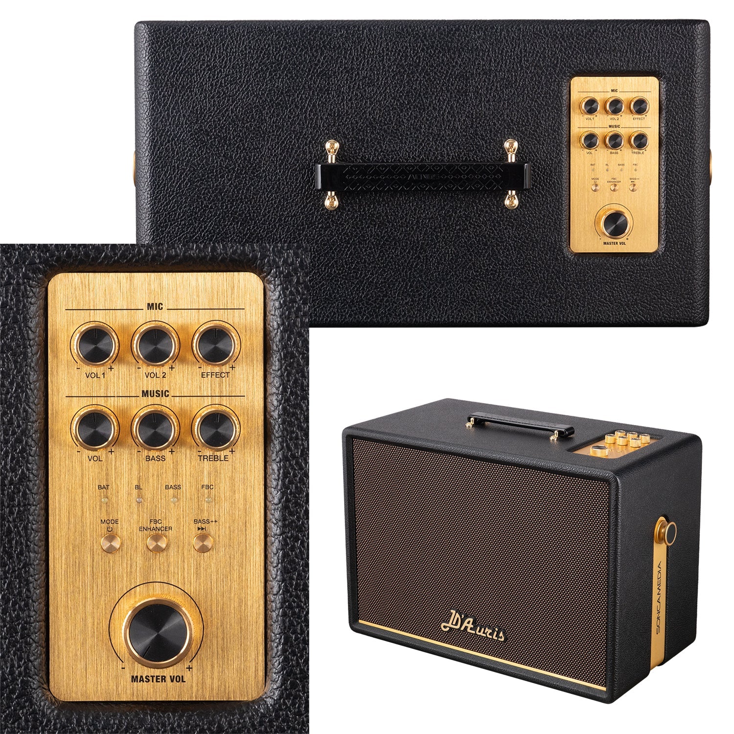 KBEATBOX D'Auris 300 – Premium Karaoke Sound System | 200W RMS | Wireless Mics - Karaoke Home Entertainment