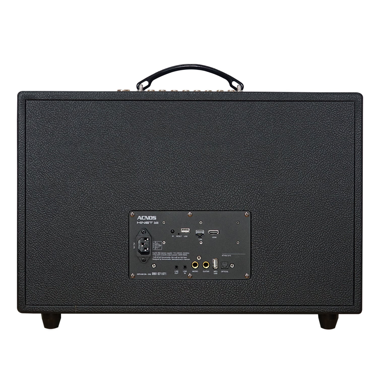 KBEATBOX Hi - NET3600 200W RMS [800W PMPO] Karaoke Powered Speaker System - Karaoke Home Entertainment