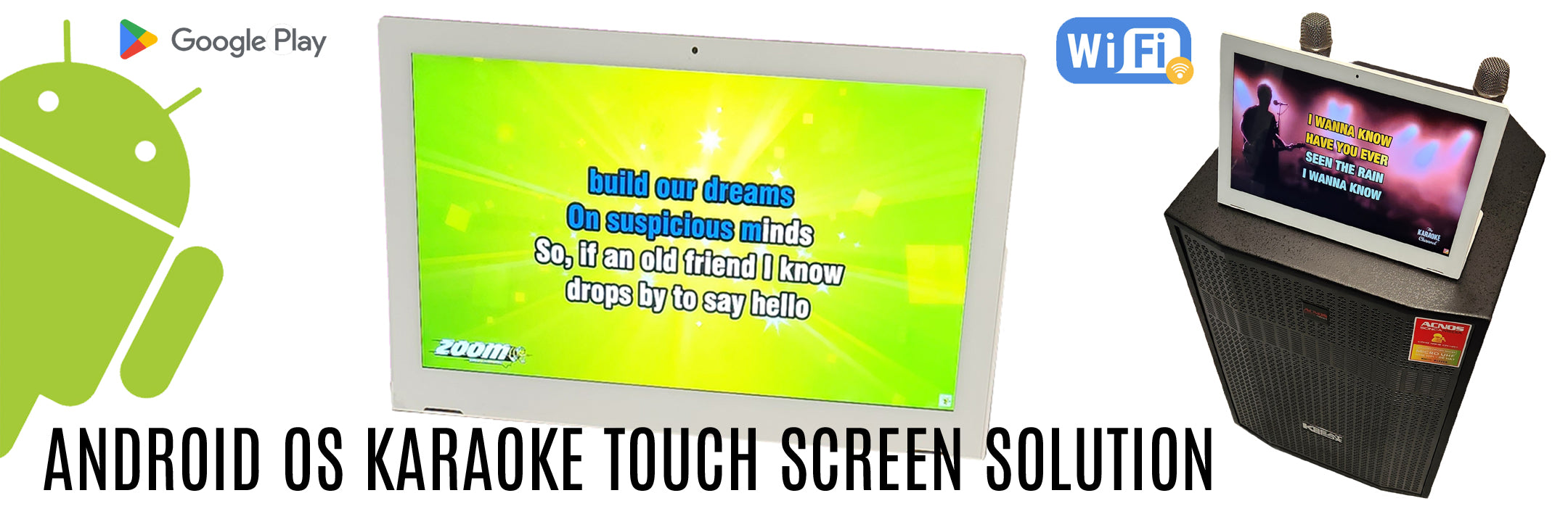 Android OS Karaoke Touch Screen Solutions