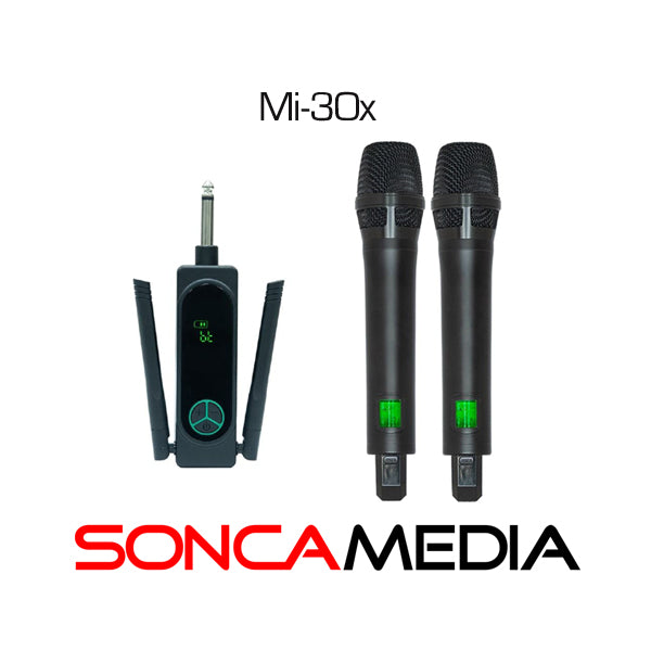 Soncamedia Mi-30x Universal Wireless Mic's with BT and DSP