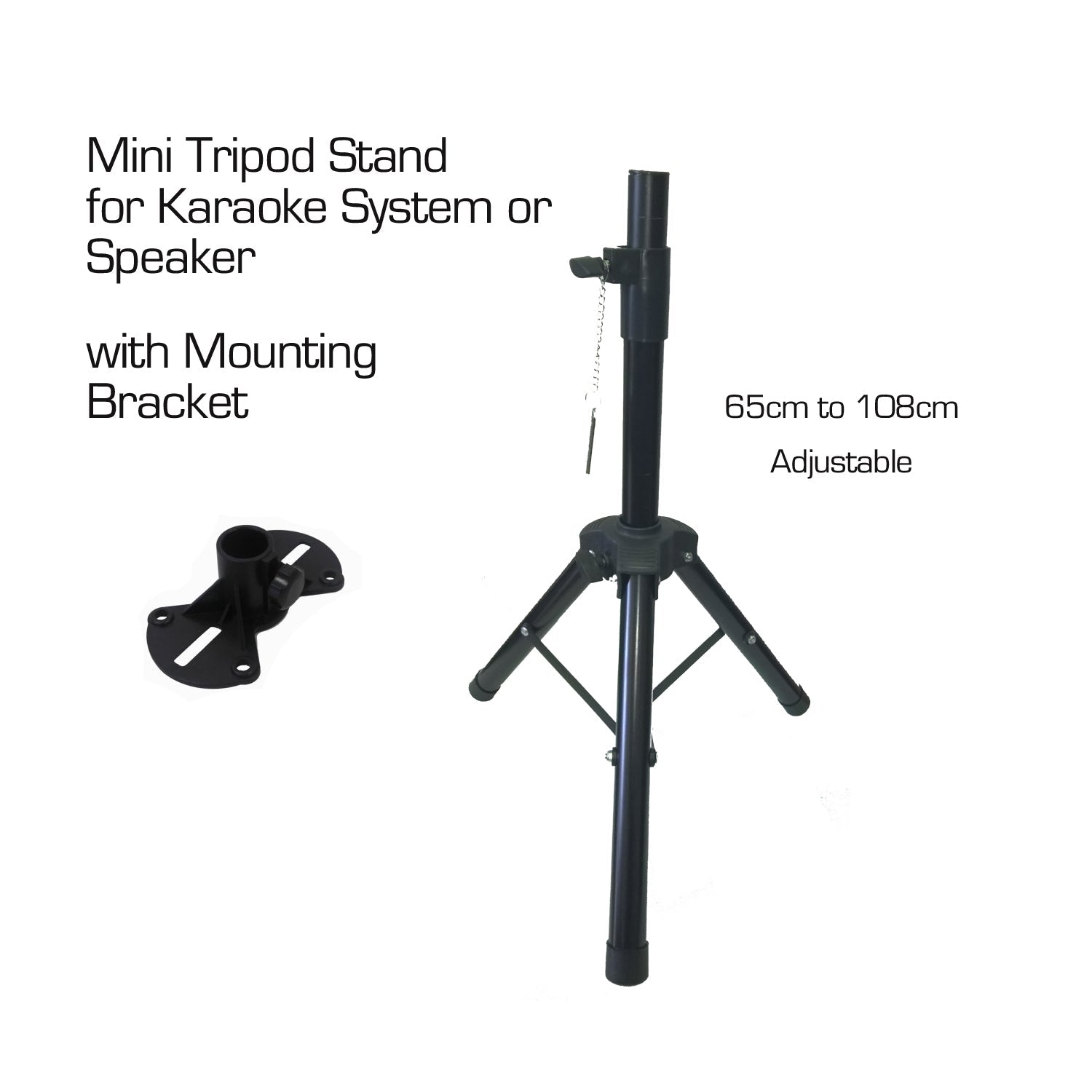 Mini Tripod Stand for Portable Karaoke Touch Screen Systems - Karaoke Home Entertainment