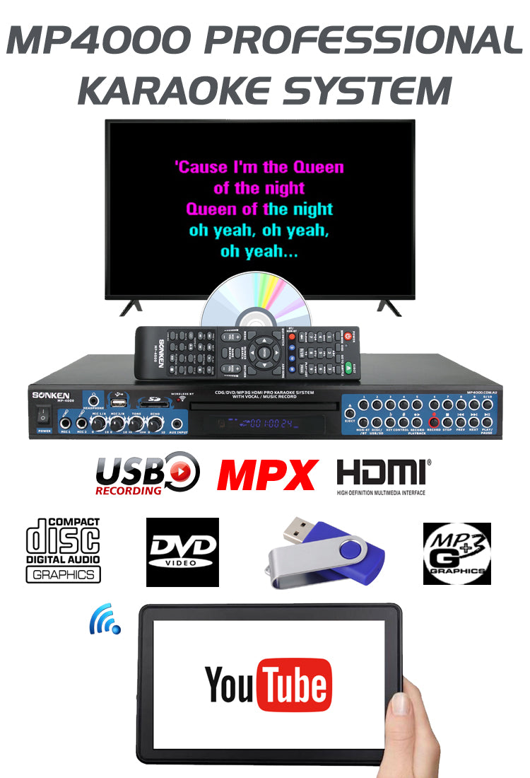 Sonken MP4000 Karaoke System
