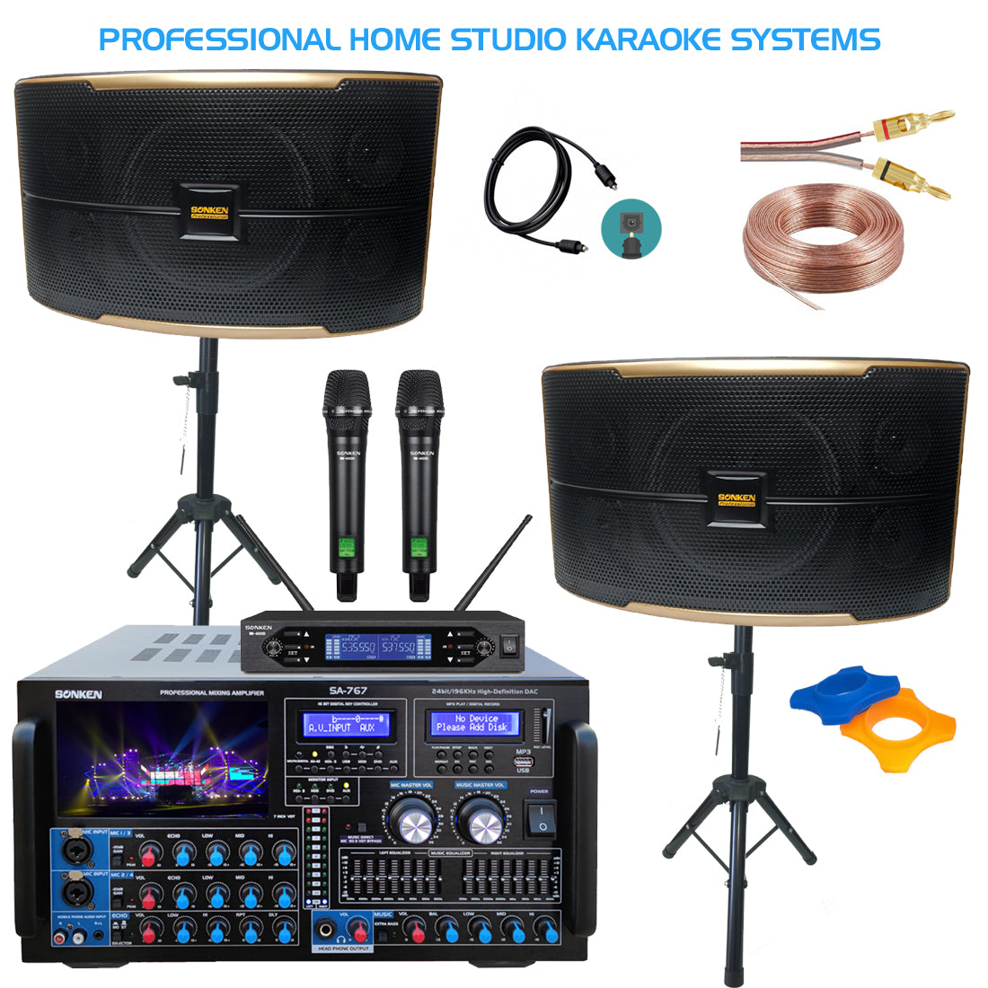 Sonken Karaoke Amplifier and Speaker Package Deals