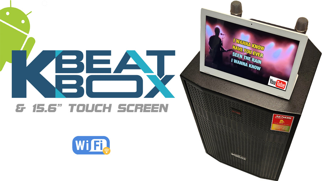 Video for KBEATBOX Karaoke Powered Speaker Systems & 15.6 Touch Screen