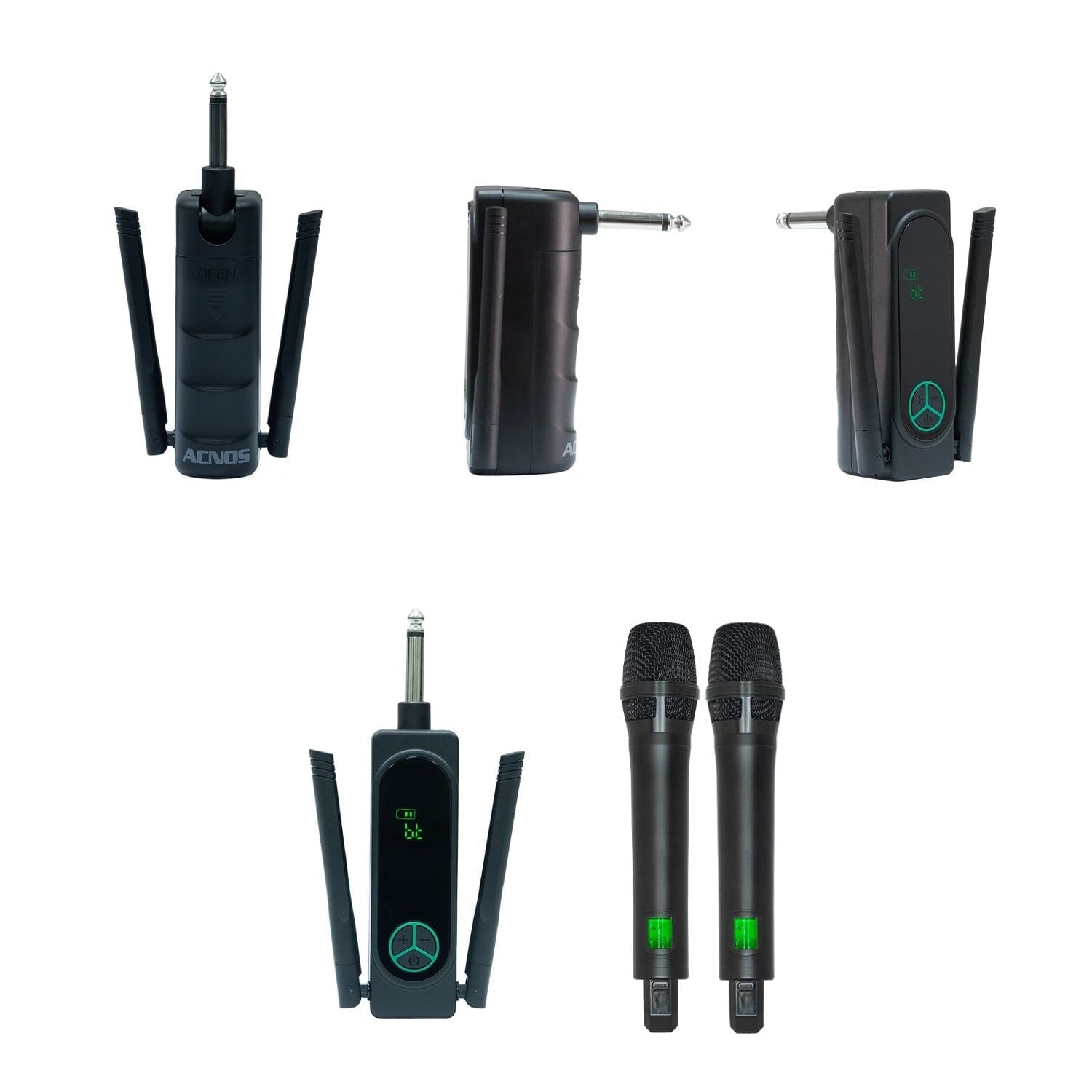 Soncamedia Mi - 30x Universal UHF Wireless Microphones with Bluetooth & DSP Effects - Karaoke Home Entertainment