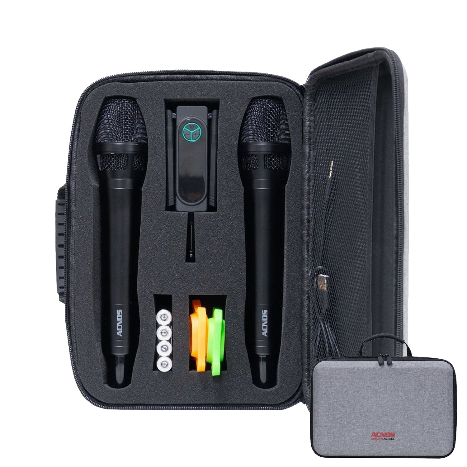 Soncamedia Mi - 30x Universal UHF Wireless Microphones with Bluetooth & DSP Effects - Karaoke Home Entertainment