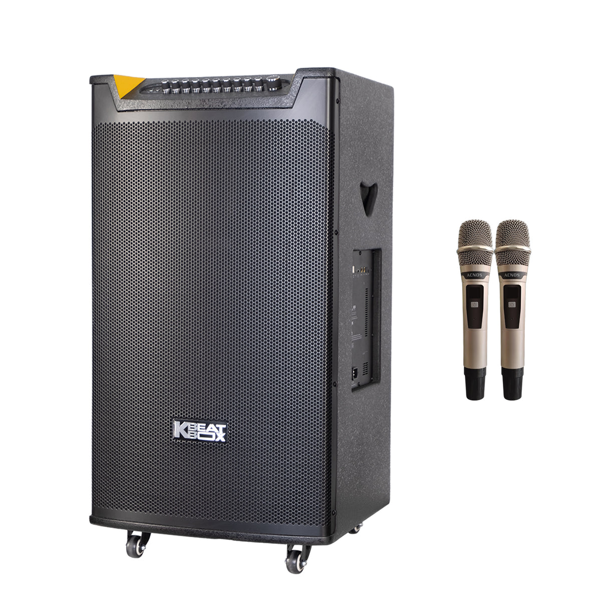 KBEATBOX TOP 430 Karaoke System | 15" Speaker | 300W RMS | Wireless Microphones