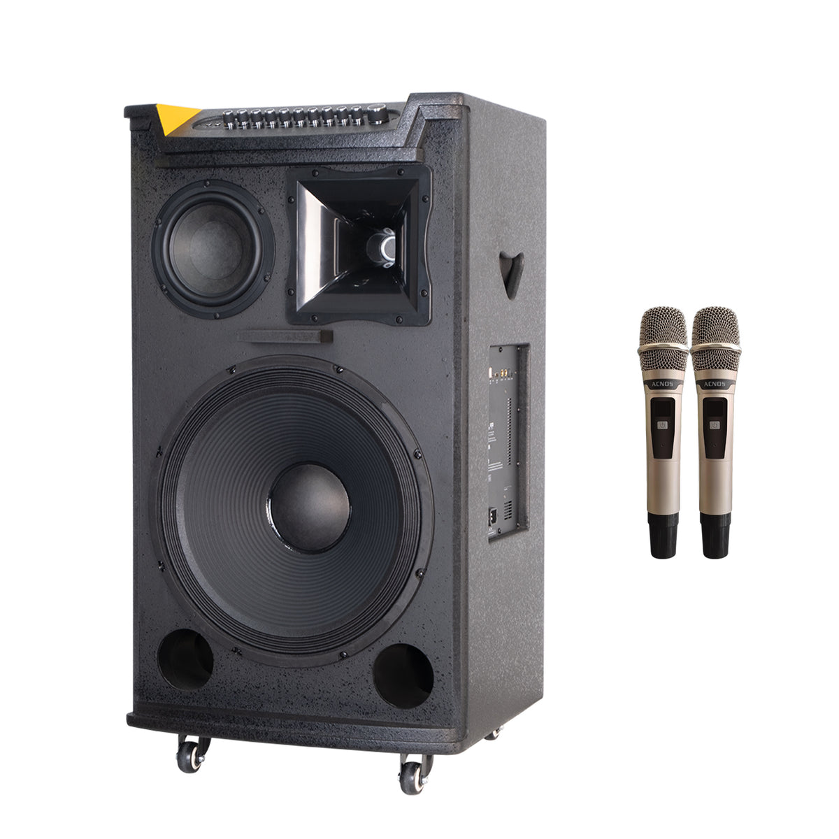 KBEATBOX TOP 430 Karaoke System | 15" Speaker | 300W RMS | Wireless Microphones
