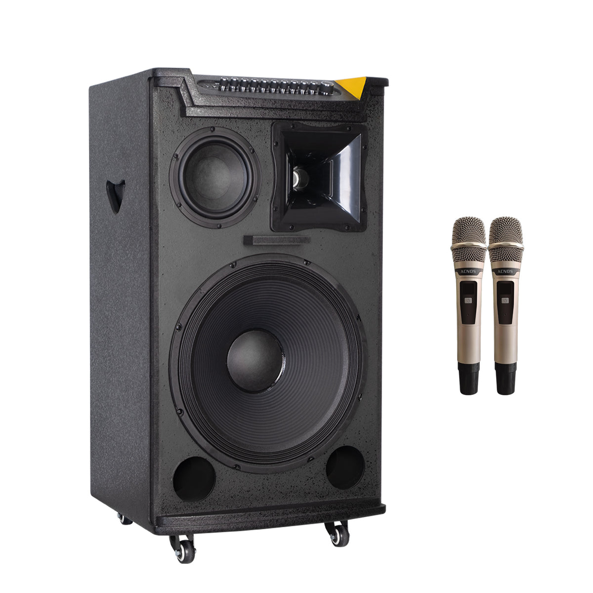 KBEATBOX TOP 430 Karaoke System | 15" Speaker | 300W RMS | Wireless Microphones