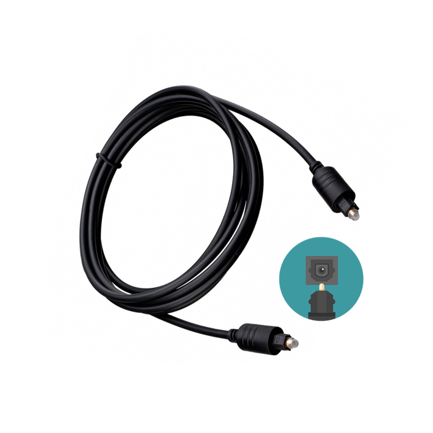 1.5m Optical Audio Cable (Smart TV to Amplifier) - Karaoke Home Entertainment