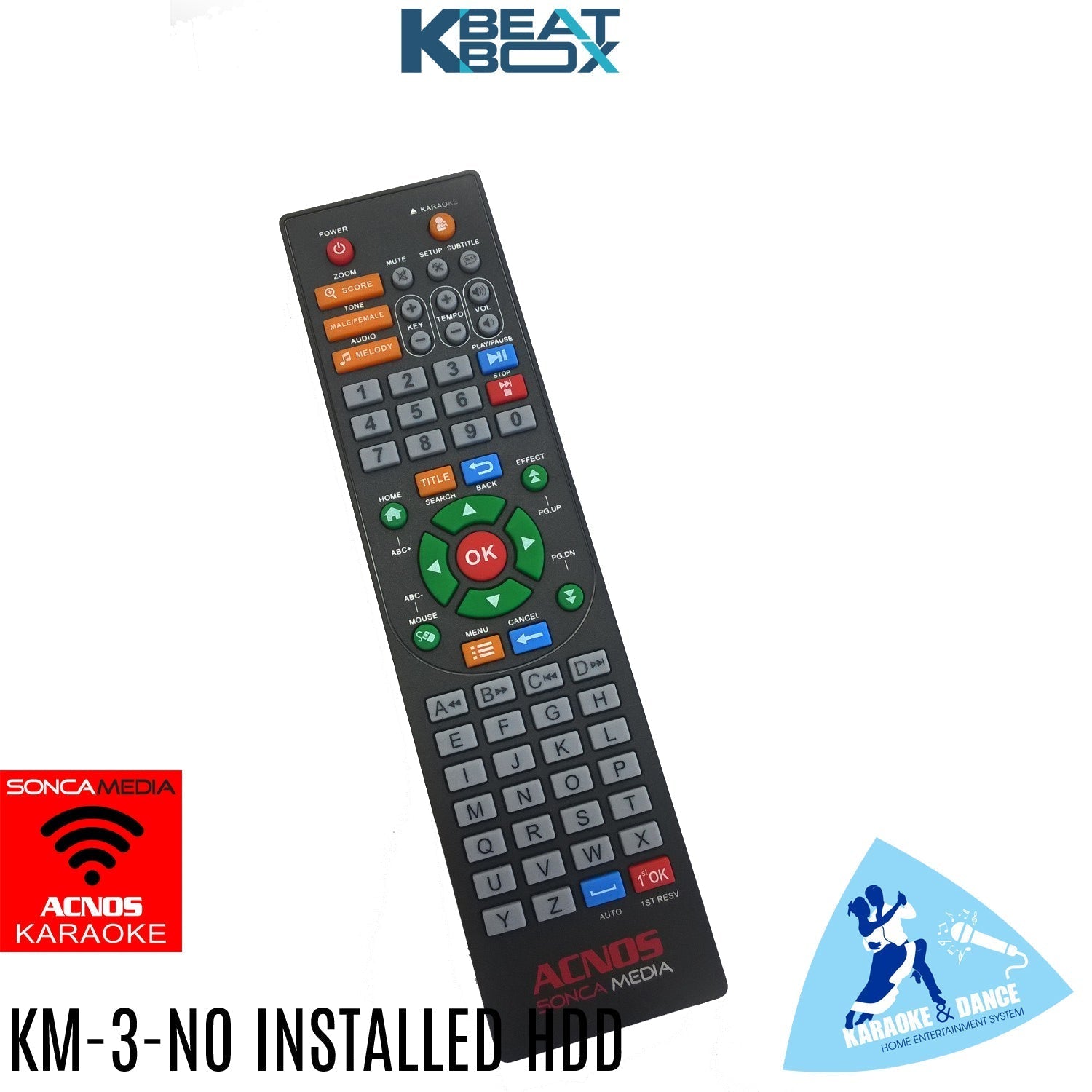 ACNOS KM-3 Vietnamese Karaoke System (WIFI) - NO HDD INSTALLED - Karaoke Home Entertainment