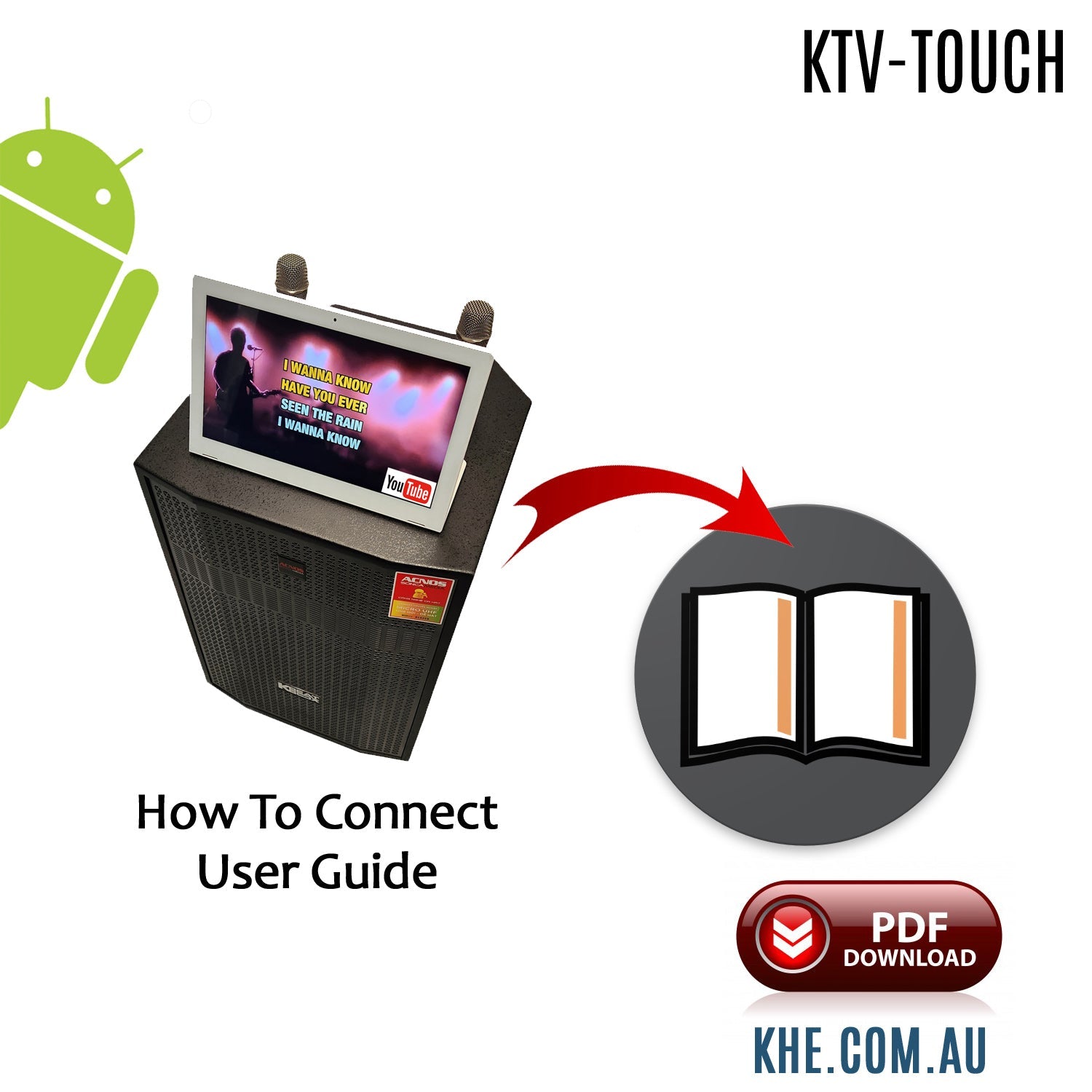 How To Connect Guide - Android KTV Touch Screen - Karaoke Home Entertainment
