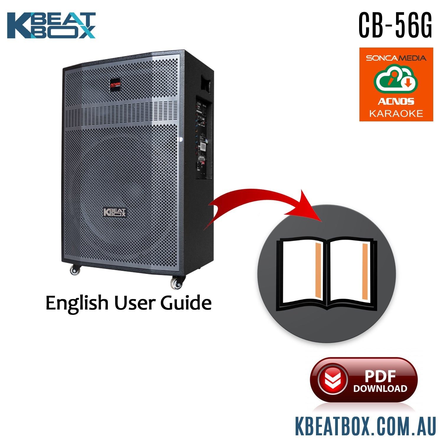 How To Connect Guide - KBeatBox CB-56G - Karaoke Home Entertainment