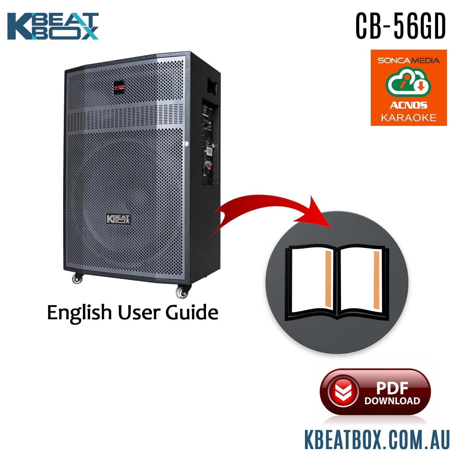 How To Connect Guide - KBeatBox CB-56GD - Karaoke Home Entertainment
