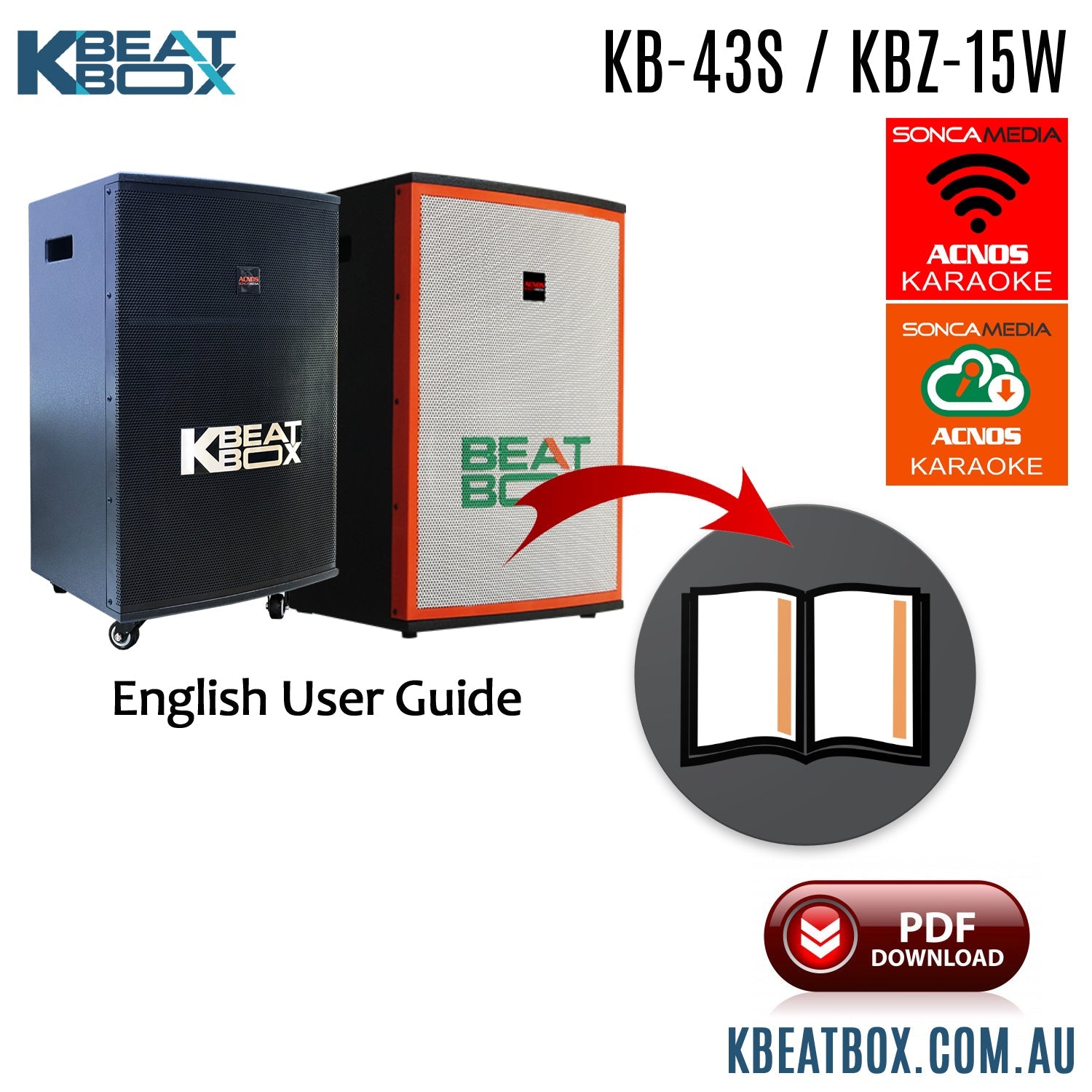 How To Connect Guide - KBeatBox KB-43S & KBZ-15W - Karaoke Home Entertainment