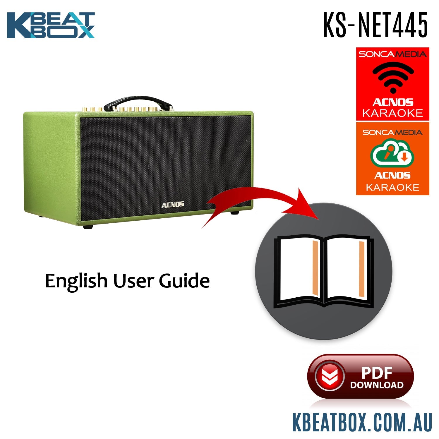 How To Connect Guide - KBeatBox KS-NET445 - Karaoke Home Entertainment