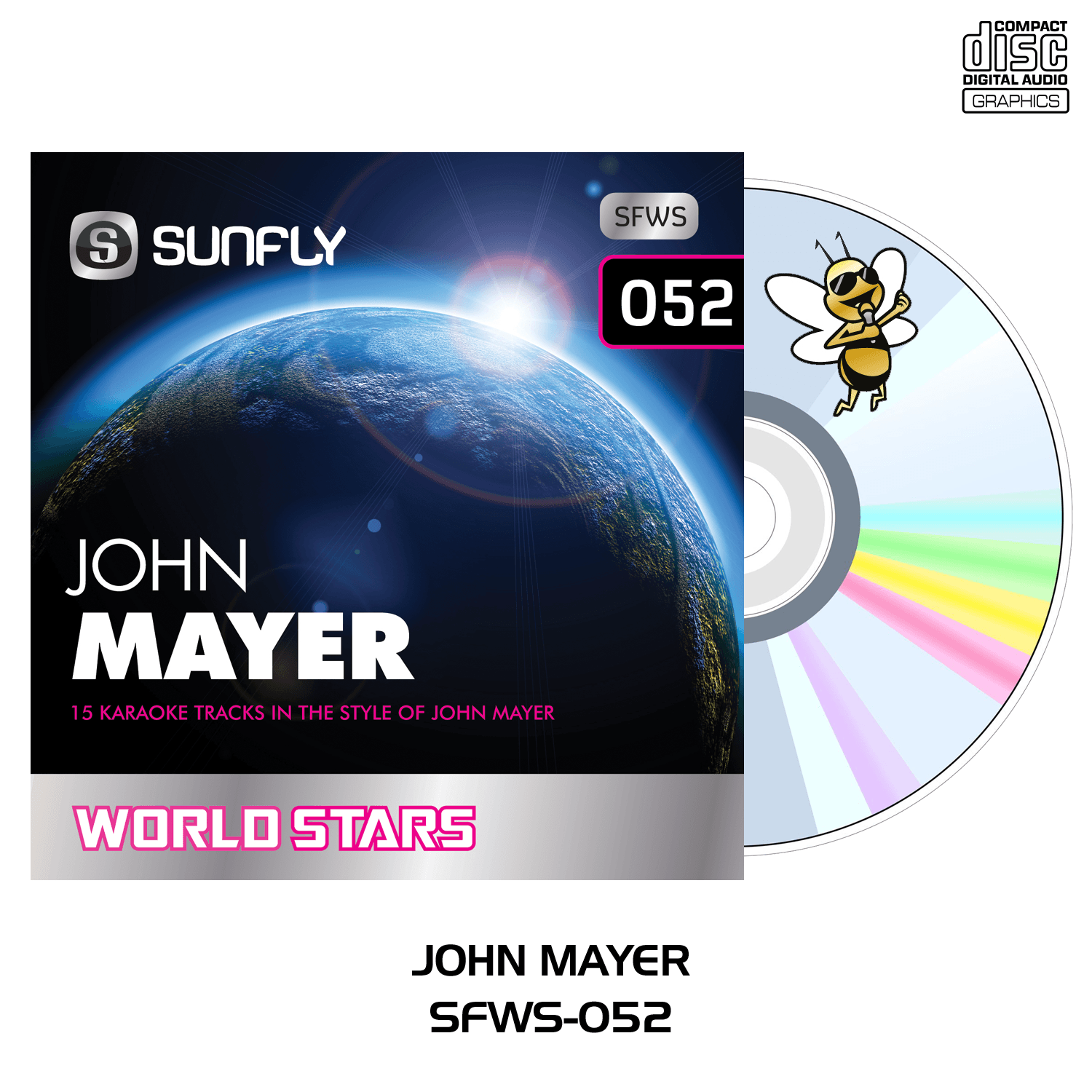 John Mayer - Sunfly Karaoke World Stars - CD+G - Karaoke Home Entertainment