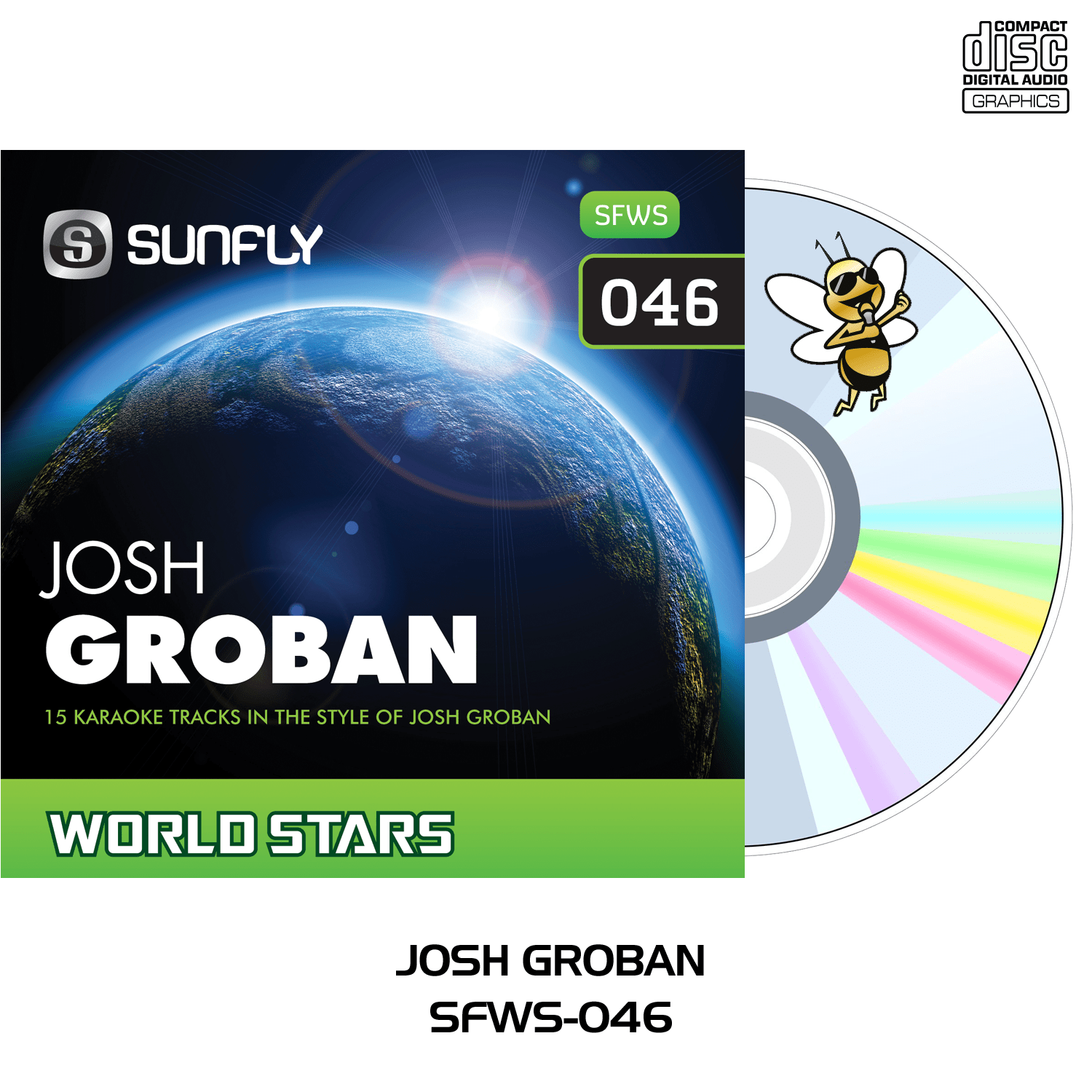 Josh Groban - Sunfly Karaoke World Stars - CD+G - Karaoke Home Entertainment