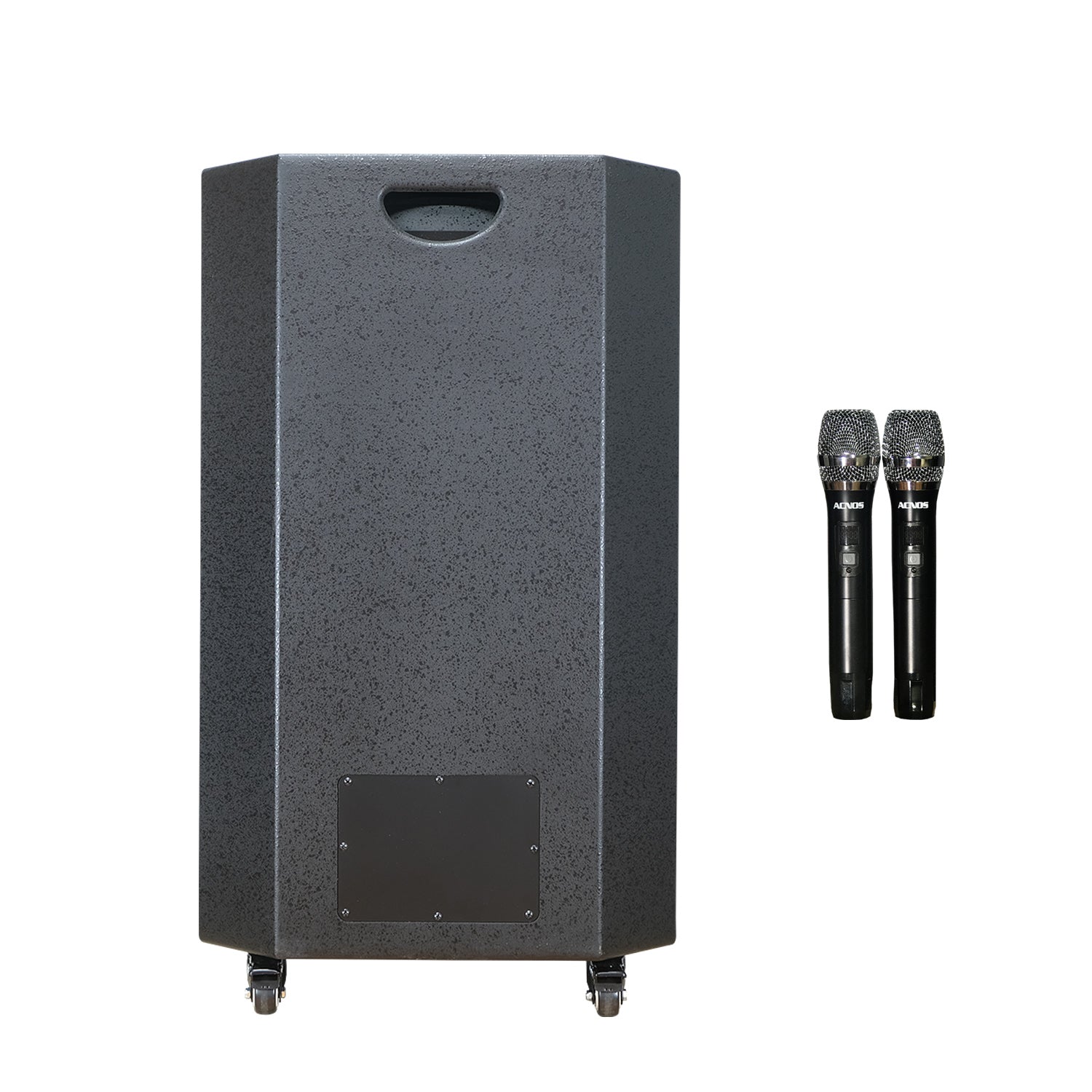 KBeatBox CBZ-16GN [150W RMS / 750W PMPO] Karaoke Powered Speaker System + 2 Wireless Mic's + Karaoke Cloud App - Karaoke Home Entertainment