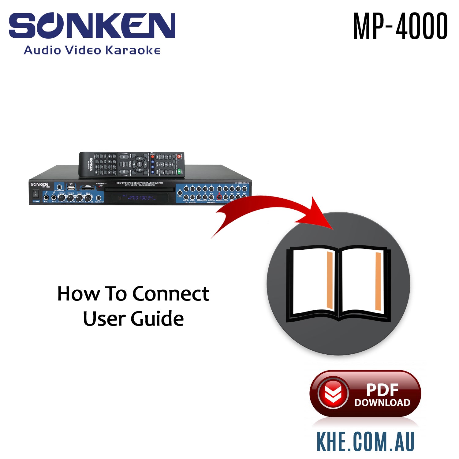 How To Connect Guide - Sonken MP4000
