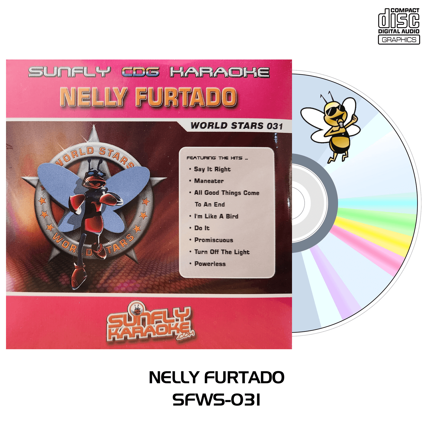 Nelly Furtado - Sunfly Karaoke World Stars - CD+G - Karaoke Home Entertainment