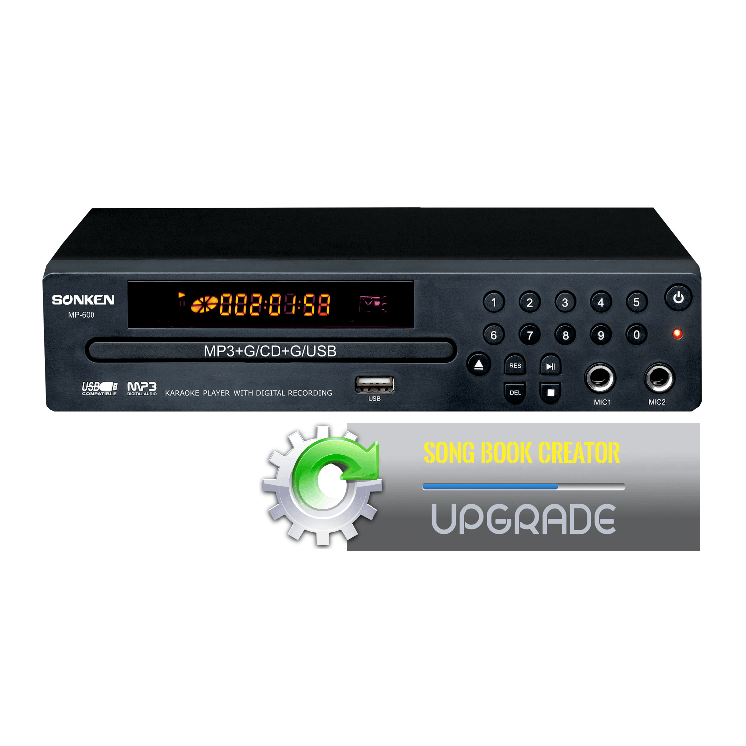 Song Book Creator Firmware Update for Sonken MP600 Karaoke Machine - Karaoke Home Entertainment