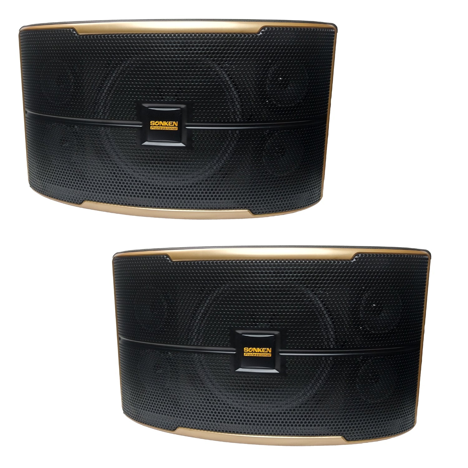 Sonken CS-600 (10") Premium Passive Music & Karaoke Speakers - 350 Watts x2 (RMS) - Karaoke Home Entertainment
